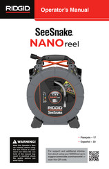 RIDGID SeeSnake NANO reel Manual Del Operador