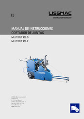 Lissmac MULTICUT 400 D Manual De Instrucciones