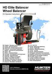 Hunter HD Elite Balancer Instrucciones Funcionamiento