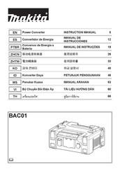 Makita BAC01 Manual De Instrucciones