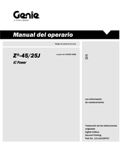 Terex Genie Z-45/25J Manual Del Operario