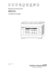 Endress+Hauser RMC621 Manual De Instrucciones