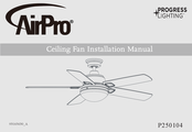 Progress Lighting AirPro P250104 Manual De Instalación