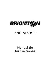 Brigmton BMD-818-B-R Manual De Instrucciones