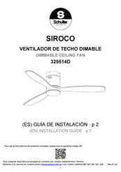 SCHULLER SIROCO 329514D Guia De Instalacion