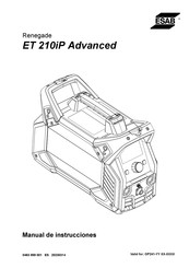 ESAB Renegade ET 210iP Advanced Manual De Instrucciones