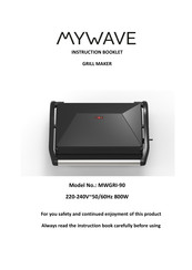 Mywave MWGRI-90 Manual De Instrucciones