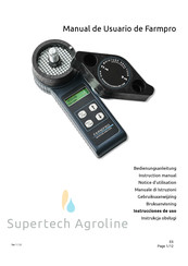Supertech agroline Farmpro Manual De Usuario