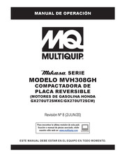 MQ Multiquip Mikasa MVH308GH Manual De Operación