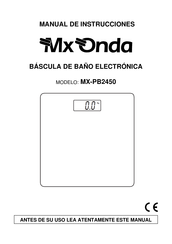 Mx Onda MX-PB2450 Manual De Instrucciones