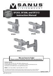 Sanus VisionMount SF208 Manual De Instrucciones