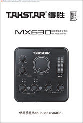 Takstar MX630 Manual De Usuario