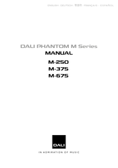 dali PHANTOM M Serie Manual