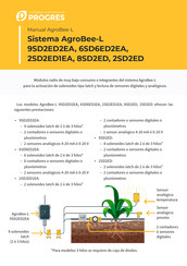 Progres AgroBee-L 6SD6ED2EA Manual