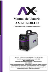 AX Tech AXT-P1260LCD Manual De Usuario