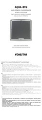 Fonestar AQUA-8TG Guía Rápida