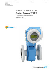 Endress+Hauser Proline Promag W 300 Manual De Instrucciones