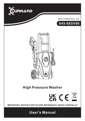 DURHAND 845-865V90 Manual Del Usuario