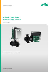 Wilo Stratos GIGA Instrucciones De Instalación Y Funcionamiento