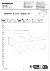 Otto BOXSPRING MAESTRO Instrucciones De Montaje