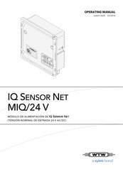 Xylem WTW IQ SENSOR NET MIQ/24 V Manual De Operación