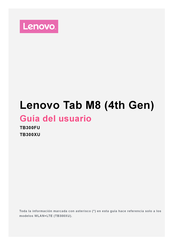Lenovo TB300XU Guia Del Usuario
