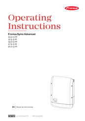 Fronius Symo Advanced 10.0-3-M Manual De Instrucciones