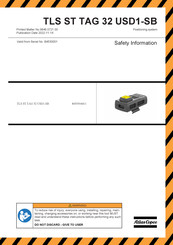 Atlas Copco TLS ST TAG 32 USD1-SB Información Seguridad