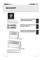 Sharp Plasmacluster IG-A20U Manual De Funcionamiento