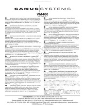 Sanus Systems VM400 Manual Del Usuario