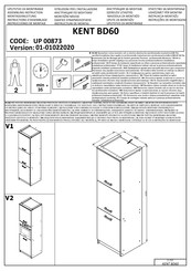 Forma Ideale KENT BD60 UP 00873 Instrucciones De Montaje