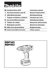 Makita BDF343RHE Manual De Instrucciones