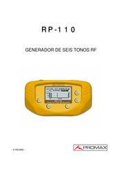 Promax RP-110BCL Manual De Instrucciones