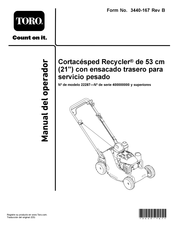 Toro Recycler 22287 Manual Del Operador