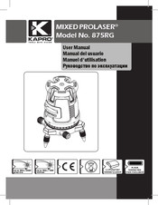 Kapro MIXEDPROLASER 875RG Manual Del Usuario