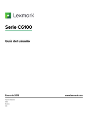 Lexmark C6100 Serie Guia Del Usuario