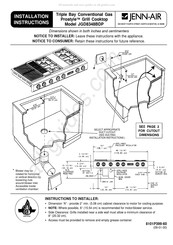 JENN-AIR Prostyle JGD8348BDP Instrucciones De Instalación