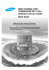 Samsung MAX-WL87 Manual De Instrucciones