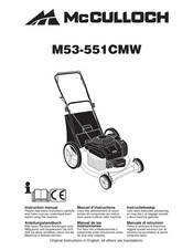 McCulloch M53-551CMW Manual De Las Instrucciones