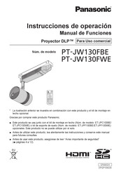 Panasonic PT-JW130FWE Instrucciones De Operación Manual De Funciones