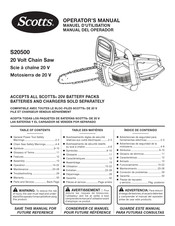 Scotts S20500 Manual Del Operador