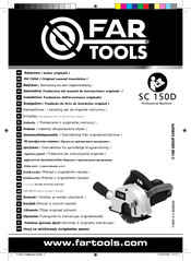 Far Tools SC 150D Traduccion Del Manual De Instrucciones Originale