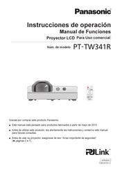 Panasonic PJLink PT-TW341R Manual Del Operacion