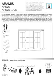 Forte ARAMIS ARN25 UK Serie Instrucción De Montaje