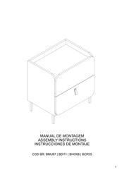 BRV MÓVEIS BMU87 Instrucciones De Montaje