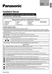 Panasonic SDC03 3E5 Serie Manual De Instalación