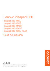 Lenovo ideapad 330-15AST Guia Del Usuario