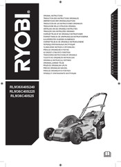 Ryobi RLM36X40S240 Traducción De Las Instrucciones Originales