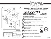 Inval CC 7701 Manual De Ensamble Y Garantia