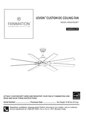 Fanimation LEVON MAD7912B Serie Manual